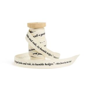 Spool of Dove Poetry Ribbon